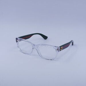 Gucci GG0278O 016 Eyeglasses Crystal 55mm Rectangle Frame